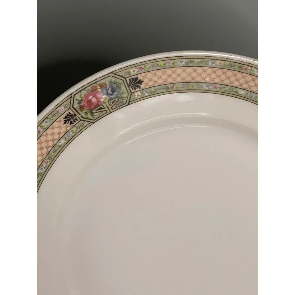 Antique Carl Tielsch C.T. Altwasser Silesia Germany Porcelain toast plate 1920s